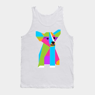 Colorful Puppy Tank Top